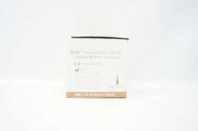 BD 305106 PrecisionGlide Ndle 30G x 1/2inch - Box of 100